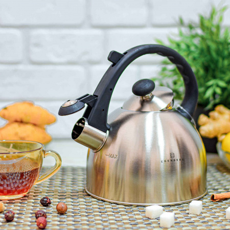 Чайник с фиксированной ручкой 1,5 л Edenberg EB - 1972 матовый корпус ✅ базовая цена $8.88 ✔ Опт ✔ Скидки ✔ Заходите! - Интернет-магазин ✅ Фортуна-опт ✅