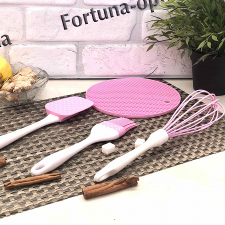 Набор силиконовый кухонных принадлежностей A-Plus - 1956 ✅ базовая цена $5.43 ✔ Опт ✔ Скидки ✔ Заходите! - Интернет-магазин ✅ Фортуна-опт ✅