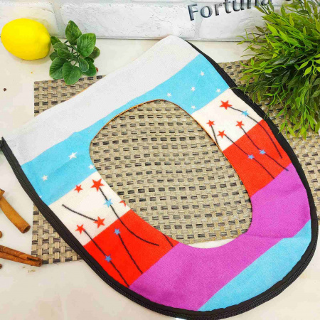 Чехол на крышку унитаза на молнии 1019 ✅ базовая цена 113 грн. ✔ Опт ✔ Скидки ✔ Заходите! - Интернет-магазин ✅ Фортуна-опт ✅