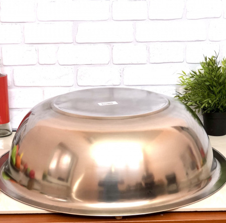 Миска из нержавеющей стали A-Plus - 0889 (44 см) ✅ базовая цена $5.45 ✔ Опт ✔ Скидки ✔ Заходите! - Интернет-магазин ✅ Фортуна-опт ✅