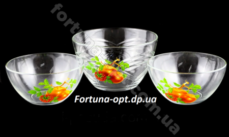 Набор стеклянных салатников Сидней 1+2 шт - 1329/1449 ✅ базовая цена 140.90 грн. ✔ Опт ✔ Скидки ✔ Заходите! - Интернет-магазин ✅ Фортуна-опт ✅
