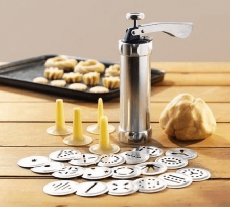 Шприц кондитерский нержавеющий с насадками Benson - 915 ✅ базовая цена $4.85 ✔ Опт ✔ Скидки ✔ Заходите! - Интернет-магазин ✅ Фортуна-опт ✅