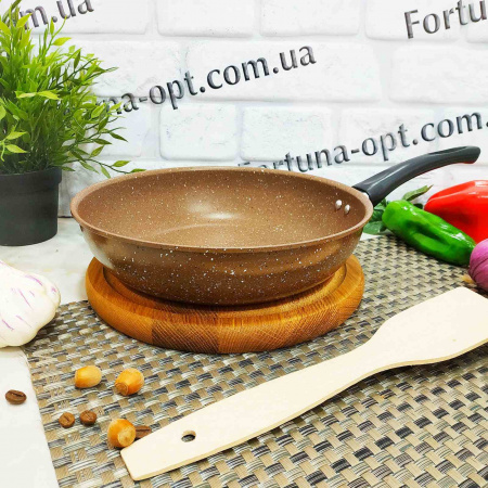 Сковорода мрамор A-Plus - 112 FP - 24 см ✅ базовая цена $4.14 ✔ Опт ✔ Скидки ✔ Заходите! - Интернет-магазин ✅ Фортуна-опт ✅