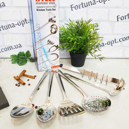 Набор кухонный A-Plus на планке из 6 предметов - 0884 ✅ базовая цена $5.71 ✔ Опт ✔ Скидки ✔ Заходите! - Интернет-магазин ✅ Фортуна-опт ✅