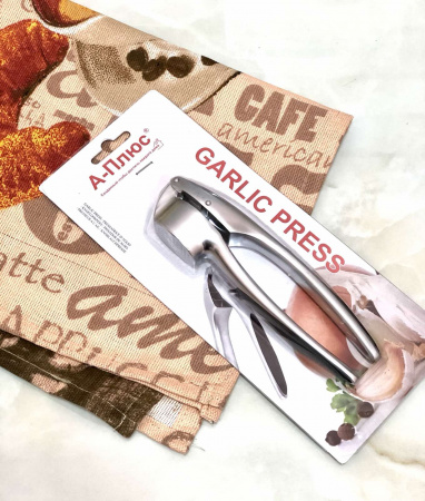 Чесночница нержавеющая тяжелая А-Плюс 0351 ✅ базовая цена $3.26 ✔ Опт ✔ Скидки ✔ Заходите! - Интернет-магазин ✅ Фортуна-опт ✅