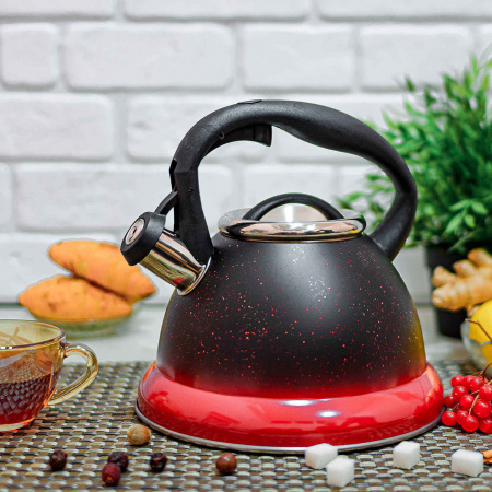 Чайник нержавеющий с мраморным покрытием 3,0 л A-Plus - 1310 ✅ базовая цена $11.03 ✔ Опт ✔ Скидки ✔ Заходите! - Интернет-магазин ✅ Фортуна-опт ✅