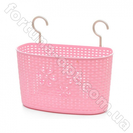 Корзинка плетенка подвесная с крючками 25*15,5*17 см - Stenson - 84727 ✅ базовая цена $1.49 ✔ Опт ✔ Скидки ✔ Заходите! - Интернет-магазин ✅ Фортуна-опт ✅