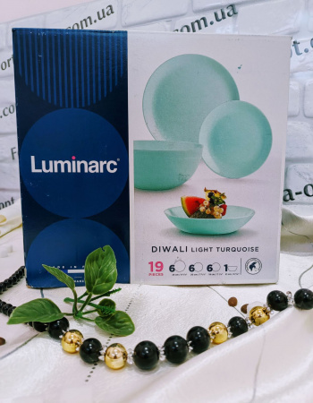 Сервиз столовый DIWALI Turquose 19пр. 2947 ✅ базовая цена 1&nbsp;404.52 грн. ✔ Опт ✔ Скидки ✔ Заходите! - Интернет-магазин ✅ Фортуна-опт ✅