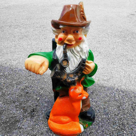 Гном большой с лисой 68 см полимер 0018 ✅ базовая цена 473.60 грн. ✔ Опт ✔ Скидки ✔ Заходите! - Интернет-магазин ✅ Фортуна-опт ✅