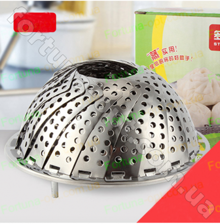 Пароварка лепесток из нержавеющей стали A-Plus 18 см - 1067 ✅ базовая цена 101.79 грн. ✔ Опт ✔ Скидки ✔ Заходите! - Интернет-магазин ✅ Фортуна-опт ✅