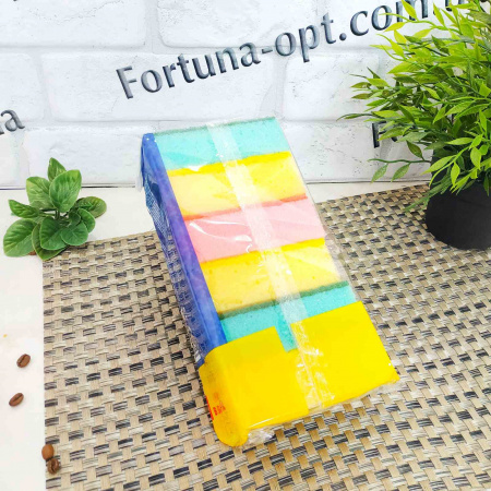 Губка для посуды Супер люкс (уп 5+1 шт Гигант XXL) 0153 ✅ базовая цена 20.72 грн. ✔ Опт ✔ Скидки ✔ Заходите! - Интернет-магазин ✅ Фортуна-опт ✅