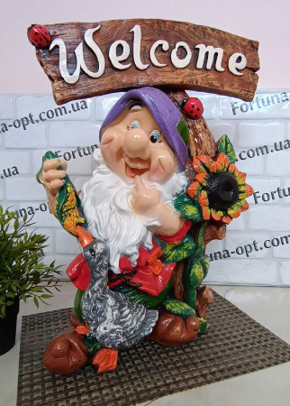  Гном с гусем 1918 (Г) ✅ базовая цена 444 грн. ✔ Опт ✔ Скидки ✔ Заходите! - Интернет-магазин ✅ Фортуна-опт ✅