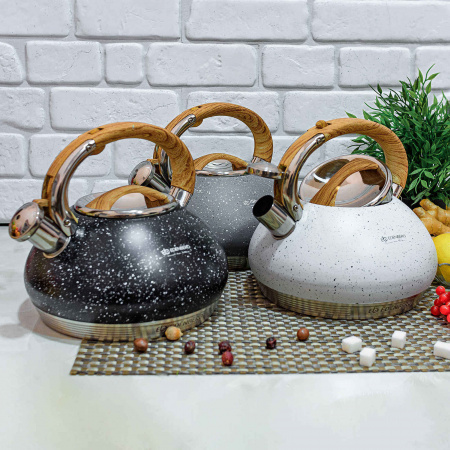 Чайник мраморный со свистком 3л Edenberg ЕВ 8811 ✅ базовая цена $23.06 ✔ Опт ✔ Скидки ✔ Заходите! - Интернет-магазин ✅ Фортуна-опт ✅