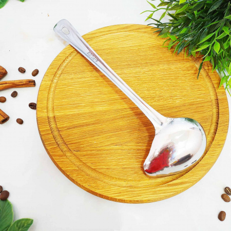 Половник кухонный с носиком из нержавеющей стали A-Plus - 0224  ✅ базовая цена $0.94 ✔ Опт ✔ Скидки ✔ Заходите! - Интернет-магазин ✅ Фортуна-опт ✅