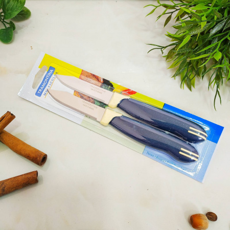 Нож для овощей 76 мм 2 шт/набор Трамонтина MULTICOLOR  23528/213 ✅ базовая цена 165.17 грн. ✔ Опт ✔ Скидки ✔ Заходите! - Интернет-магазин ✅ Фортуна-опт ✅