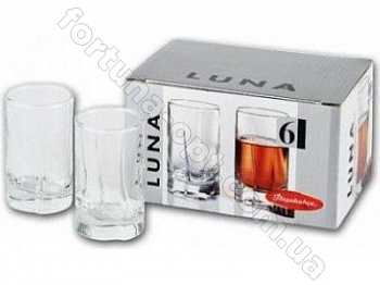 Набор стопок 60 мл LUNA Pasabahce 42043 6 шт  ➜ Оптом и в розницу ✅ актуальная цена -Интернет магазин ✅ Фортуна ✅ 