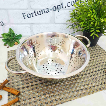 Дуршлаг на ножке нержавеющий A-Plus - 0820 (20 см) ✅ базовая цена $1.98 ✔ Опт ✔ Скидки ✔ Заходите! - Интернет-магазин ✅ Фортуна-опт ✅