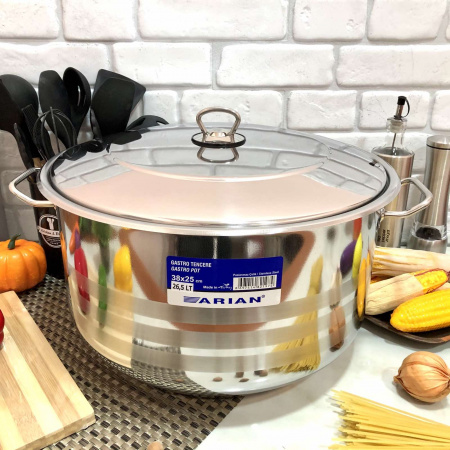 Кастрюля нержавеющая ТМ "Home Perfect"  - 2315 - 17.5 л ✅ базовая цена 752.10 грн. ✔ Опт ✔ Скидки ✔ Заходите! - Интернет-магазин ✅ Фортуна-опт ✅