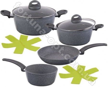 Уникальный набор посуды из нержавеющей стали с мраморным покрытием Edenberg EB - 9189 ✅ базовая цена $48.39 ✔ Опт ✔ Скидки ✔ Заходите! - Интернет-магазин ✅ Фортуна-опт ✅