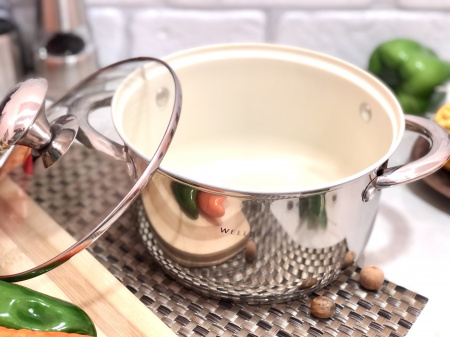 Кастрюля 2,5 л Wellberg WB - 1065 ✅ базовая цена $14.80 ✔ Опт ✔ Скидки ✔ Заходите! - Интернет-магазин ✅ Фортуна-опт ✅