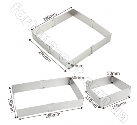 Форма для выпечки Frico FRU-303 (регулируемая) ✅ базовая цена $3.03 ✔ Опт ✔ Скидки ✔ Заходите! - Интернет-магазин ✅ Фортуна-опт ✅