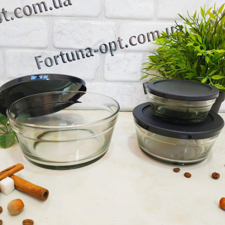 Судочки стекло из 5-ти A-Plus - 7356 ✅ базовая цена 182.48 грн. ✔ Опт ✔ Скидки ✔ Заходите! - Интернет-магазин ✅Фортуна-опт ✅