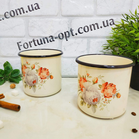 Кружка эмалированная 1,0 л 0107/2 Микс ✅ базовая цена 206.13 грн. ✔ Опт ✔ Скидки ✔ Заходите! - Интернет-магазин ✅ Фортуна-опт ✅