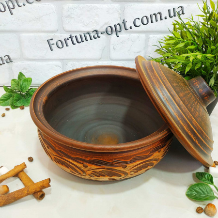 Колбасник из красной глины 2,5 л - 2935 ✅ базовая цена 165.76 грн. ✔ Опт ✔ Скидки ✔ Заходите! - Интернет-магазин ✅ Фортуна-опт ✅