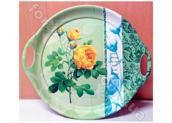 Поднос меламиновый круглый A-Plus - 1984 ✅ базовая цена $3.24 ✔ Опт ✔ Акции ✔ Заходите! - Интернет-магазин Fortuna-opt.com.ua.