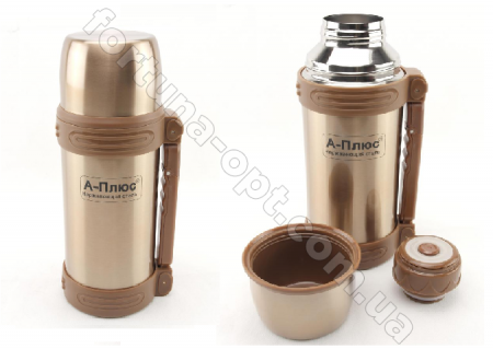 Термос нержавеющий A-Plus - 1800 - 1000 мл ➜ фото ➜ розн цена $6.58 - Интернет-магазин ✅ Fortuna-opt.com.ua. ✅