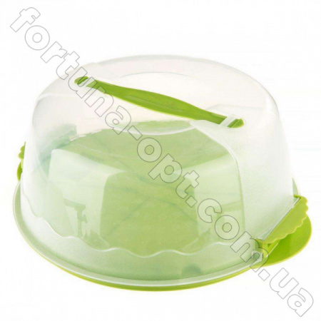 Тортовница пластиковая с крышкой Empire EM - 1305 ✅ базовая цена $2.44 ✔ Опт ✔ Скидки ✔ Заходите! - Интернет-магазин ✅ Фортуна-опт ✅