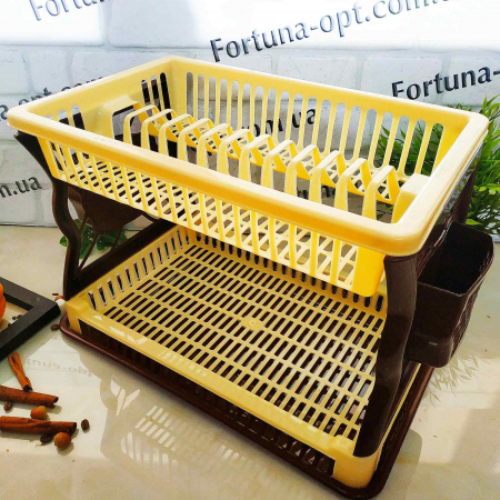 Сушилка для посуды двухярусная R-Plastik 1014 ✅ базовая цена248 грн. ✔ Опт ✔ Скидки ✔ Заходите! - Интернет-магазин ✅ Фортуна-опт ✅