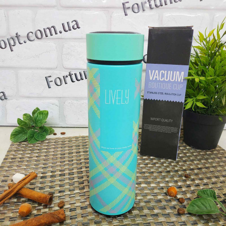 Термос нержавеющий 450 мл "Клетка" 3352-53-54-55 Stenson ➜ фото ➜ розн цена $4.70 - Интернет-магазин ✅ Fortuna-opt.com.ua. ✅