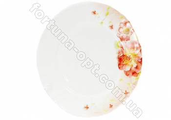 Тарелка стеклокерамика мелкая №8 Шиповник 1350 ➜ Оптом и в розницу ✅ актуальная цена -Интернет магазин ✅ Фортуна ✅