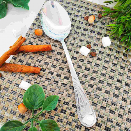 Ложка салатная Ирис из нержавеющей стали - 05668 ✅ базовая цена 46.63 грн. ✔ Опт ✔ Скидки ✔ Заходите! - Интернет-магазин ✅ Фортуна-опт ✅