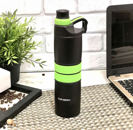 Термокружка-бутылка 2в1 Edenberg EB - 637 - 0,65 л ➜ фото ➜ розн цена $6.88 - Интернет-магазин ✅ Fortuna-opt.com.ua. ✅