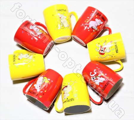 Чашка Мышки Elina EL -2619 340 мл ✅ базовая цена 32.30 грн. ✔ Опт ✔ Скидки ✔ Заходите! - Интернет-магазин ✅ Фортуна-опт ✅