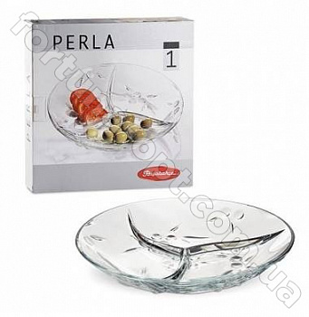 Менажница Perla Pasabahce - 54268  27 см ✅ базовая цена 108.88 грн. ✔ Опт ✔ Акции ✔ Заходите! - Интернет-магазин Fortuna-opt.com.ua.