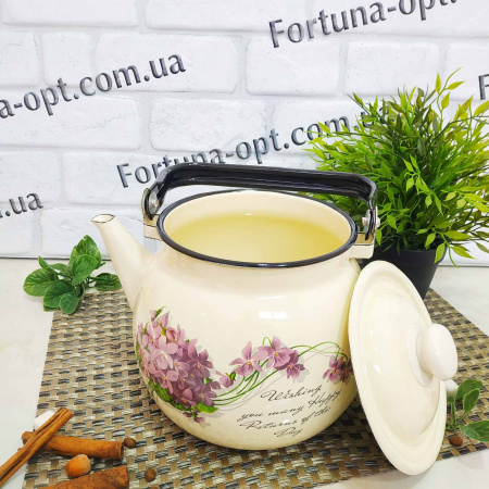 Чайник эмалированный сферический 3,5 л 27130/2 Микс ✅ базовая цена 547.36 грн. ✔ Опт ✔ Скидки ✔ Заходите! - Интернет-магазин ✅ Фортуна-опт ✅