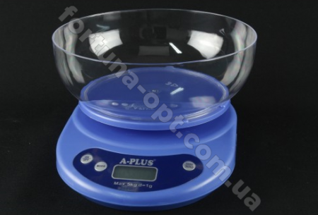 Весы кухонные с чашей A-Plus - 1656 (3 кг) ✅ базовая цена $5.77 ✔ Опт ✔ Скидки ✔ Заходите! - Интернет-магазин ✅ Фортуна-опт ✅