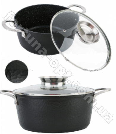 Кастрюля-казан чеканный Edenberg EB - 3965 - 4,6 л - 24 см ✅ базовая цена $20.94 ✔ Опт ✔ Скидки ✔ Заходите! - Интернет-магазин ✅ Фортуна-опт ✅