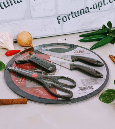  Набор ножей с досточкой Bravo CHEF 5108/5 ✅ базовая цена 139.87 грн. ✔ Опт ✔ Скидки ✔ Заходите! - Интернет-магазин ✅ Фортуна-опт ✅