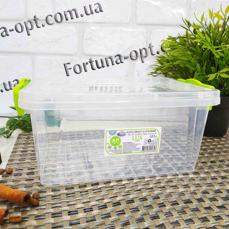 Контейнер пищевой Ал - Пластик 2,8 л - 0390 ✅ базовая цена 50.38 грн. ✔ Опт ✔ Скидки ✔ Заходите! - Интернет-магазин ✅Фортуна-опт ✅