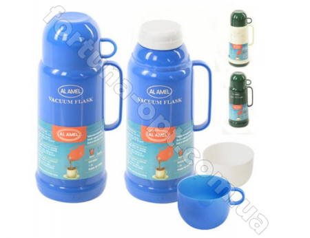 Термос со стеклянной колбой Stenson MH - 2655 - 1 л ➜ фото ➜ розн цена $3.21 - Интернет-магазин ✅ Fortuna-opt.com.ua. ✅ 