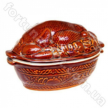 Супник керамический с крышкой - Гриль 3,5 л ➜ Оптом и в розницу ✅ актуальная цена - Интернет магазин ✅ Фортуна ✅