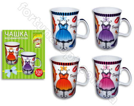 Чашка керамика Elina EL - 3190 330 мл ✅ базовая цена 26.40 грн. ✔ Опт ✔ Скидки ✔ Заходите! - Интернет-магазин ✅ Фортуна-опт ✅