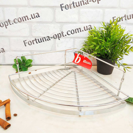 Полка хромированная для ванной 0121 ✅ базовая цена 355.20 грн. ✔ Опт ✔ Скидки ✔ Заходите! - Интернет-магазин ✅ Фортуна-опт ✅