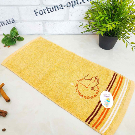 Полотенце кухонное Чашки с полосами махра 25х50см 0447 ✅ базовая цена 29.08 грн. ✔ Опт ✔ Скидки ✔ Заходите! - Интернет-магазин ✅ Фортуна-опт ✅