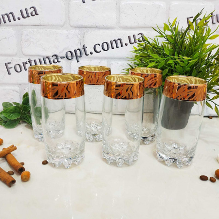 Стаканы зол. 390 мл 6шт/наб Сафари (рубин) 318-812 ✅ базовая цена 343.04 грн. ✔ Опт ✔ Скидки ✔ Заходите! - Интернет-магазин ✅ Фортуна-опт ✅