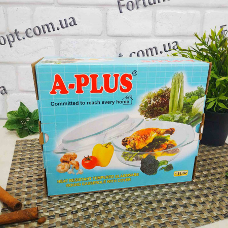 Кастрюля для свч A-Plus - 1091 - 1,5л ✅ базовая цена $6.69 ✔ Опт ✔ Скидки ✔ Заходите! - Интернет-магазин ✅ Фортуна-опт ✅
